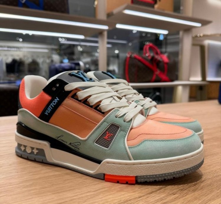 Louisvuitton Trainers Multi Orange Sneakers