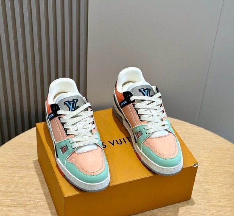 Louisvuitton Trainers Multi Orange Sneakers