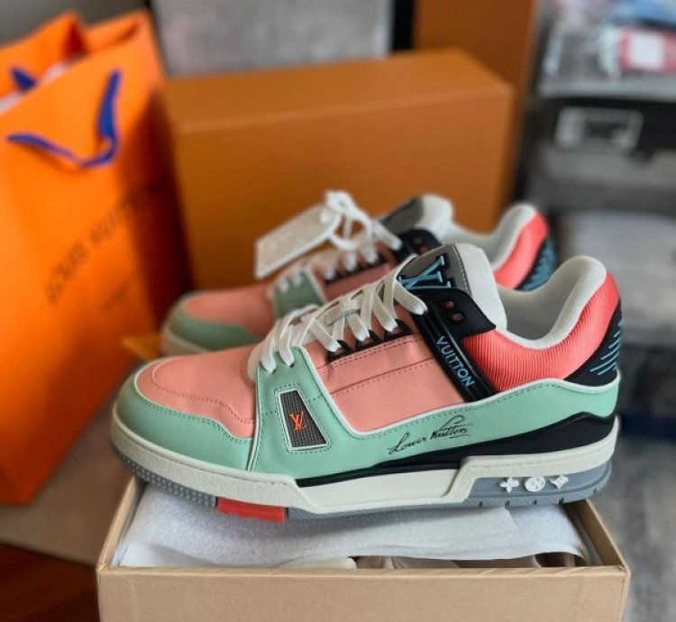 Louisvuitton Trainers Multi Orange Sneakers