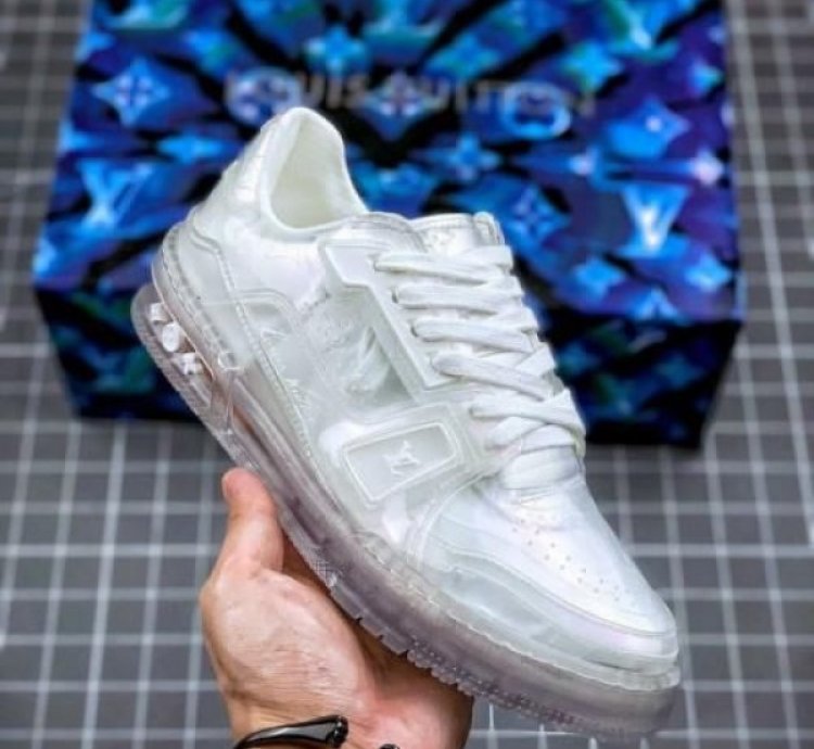 Louisvuitton Transparent White Trainer Sneakers