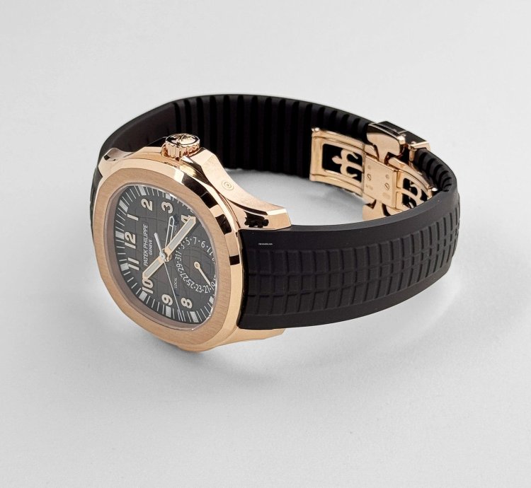 Patek Philippe Aquanaut 5164r-001 Travel Time Brown Dial Rose Gold 2021