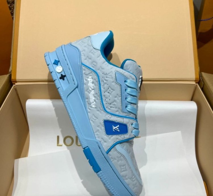 Louisvuitton X Tyler The Creator Trainer Blue Sneakers