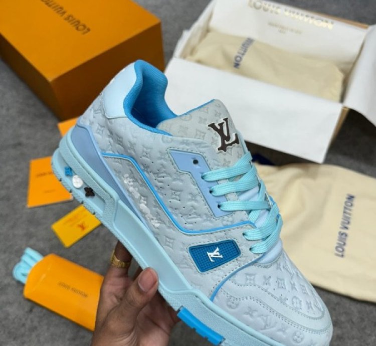 Louisvuitton X Tyler The Creator Trainer Blue Sneakers