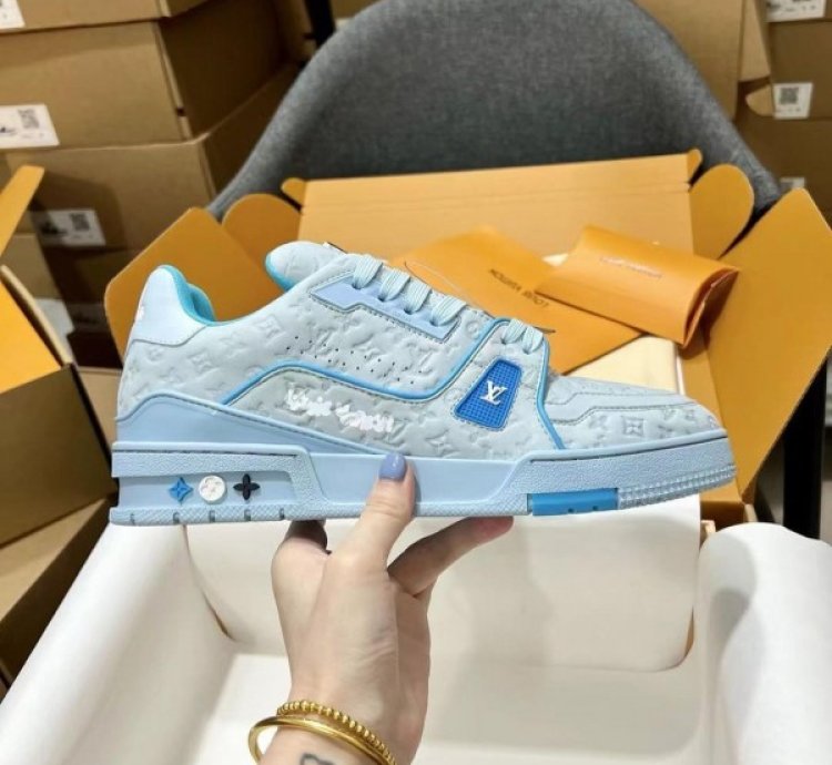 Louisvuitton X Tyler The Creator Trainer Blue Sneakers