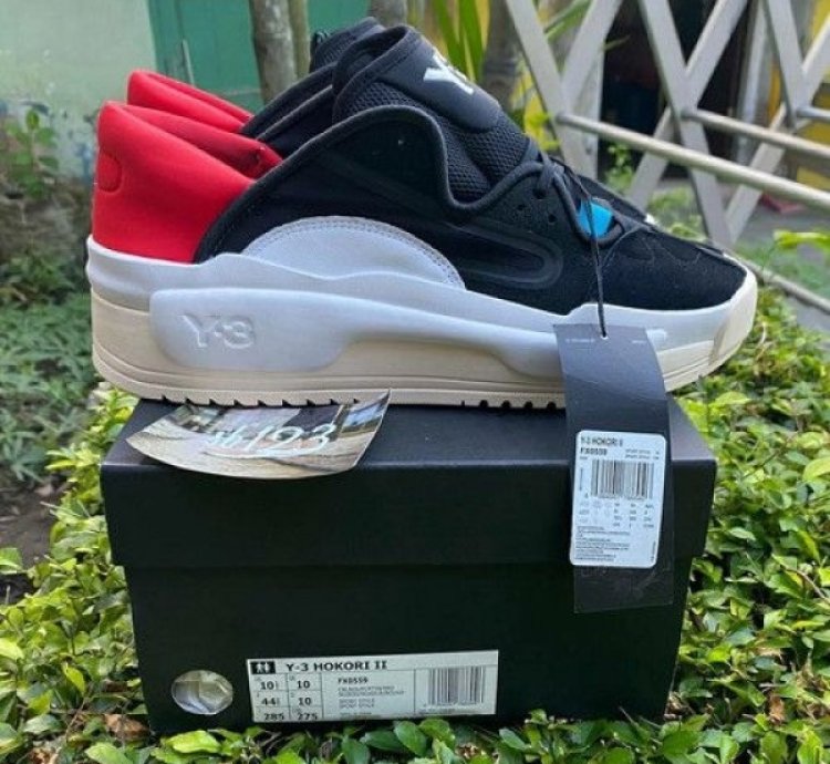 Multicolour Adida S Y-3 Hokori Red Black Sneakers