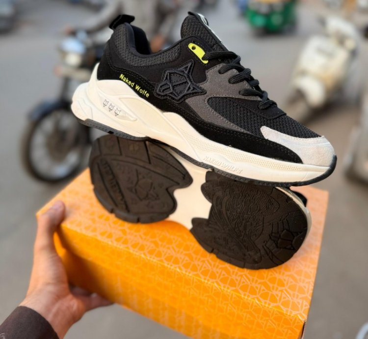 Naked Wolfe Smash Black White Sneakers