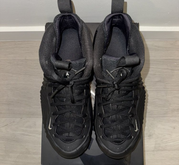 Nike Cdg Foamposite Black Us 9