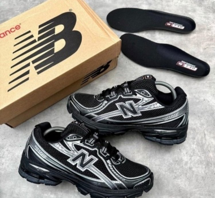 Ne W Balance 740 Black Running Shoes