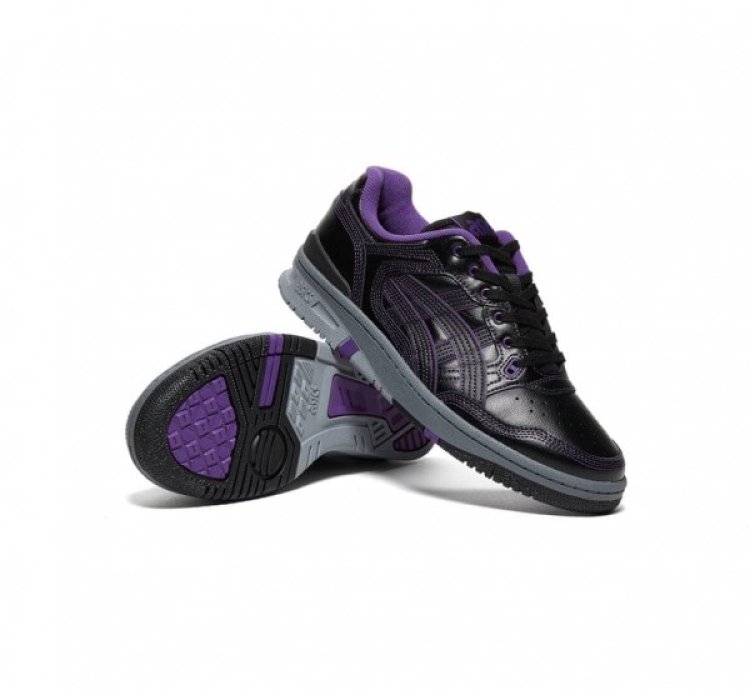 Needles X Asics Ex89 Black Purple Sneakers
