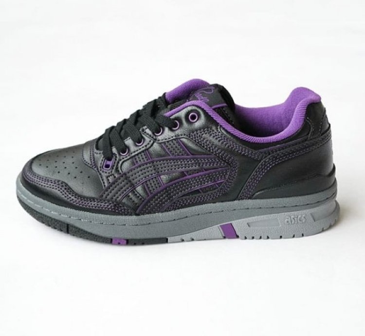 Needles X Asics Ex89 Black Purple Sneakers