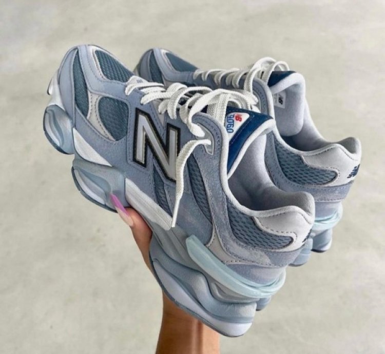 New Balance 9060 Grey Day Moon Running Shoes