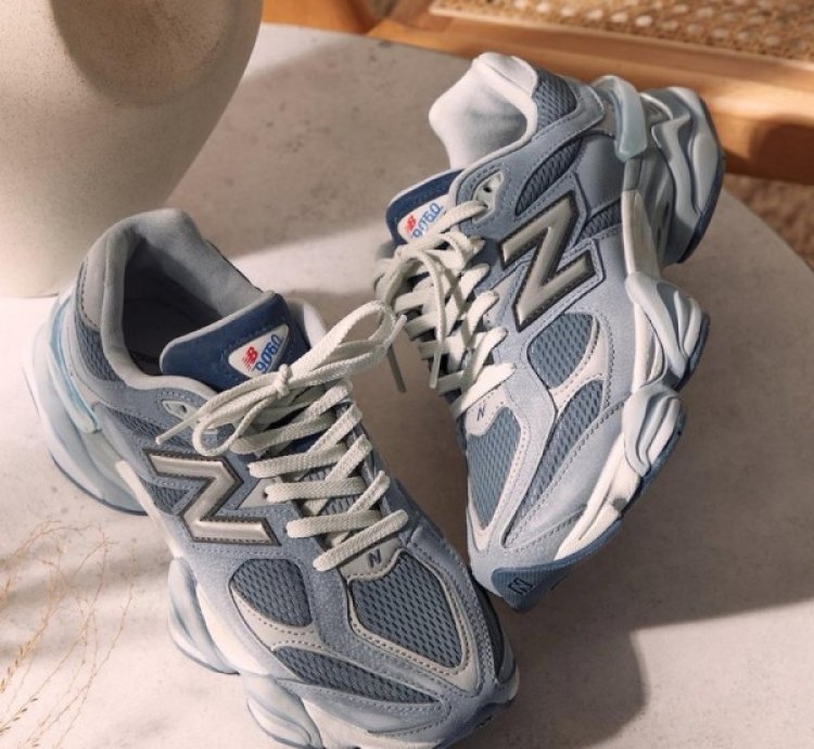 New Balance 9060 Grey Day Moon Running Shoes