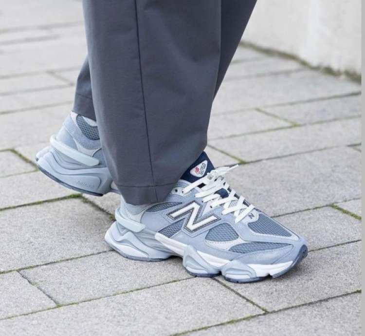 New Balance 9060 Grey Day Moon Running Shoes
