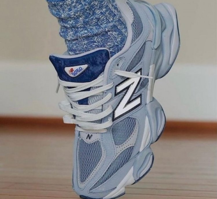 New Balance 9060 Grey Day Moon Running Shoes
