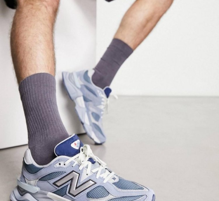 New Balance 9060 Grey Day Moon Running Shoes