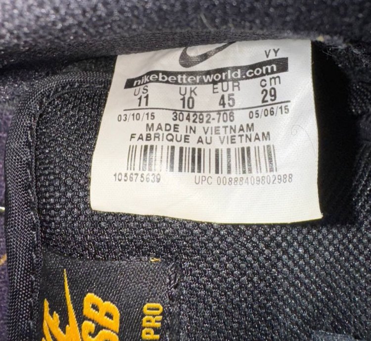 Super Rare Nike Dunk Sb Low Lova Vintage