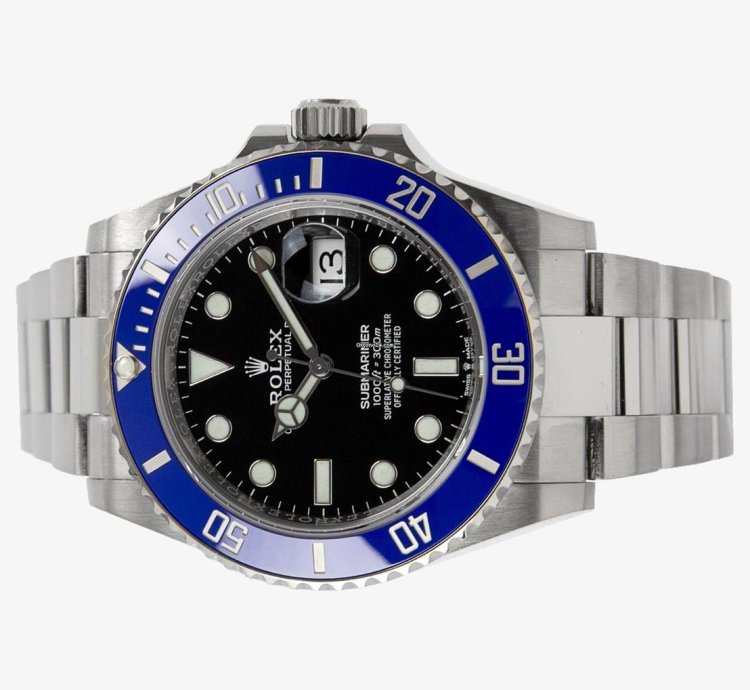 Rolex Submariner Date Oyster Perpetual Submariner Date 41mm 18kt White Gold Smurf 126619lb