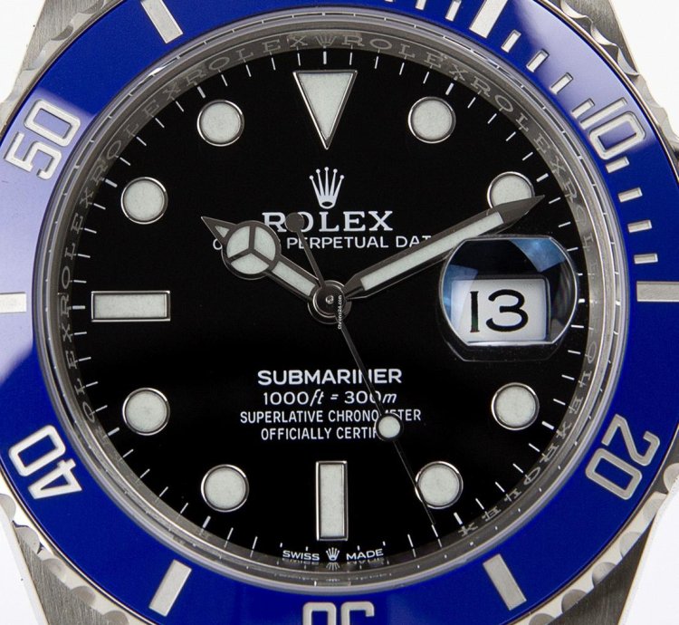Rolex Submariner Date Oyster Perpetual Submariner Date 41mm 18kt White Gold Smurf 126619lb