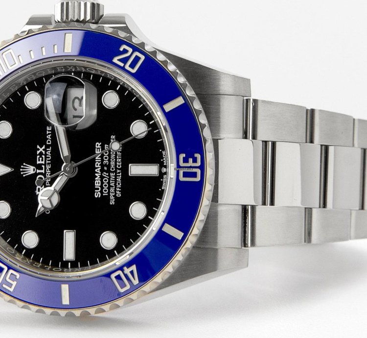 Rolex Submariner Date Oyster Perpetual Submariner Date 41mm 18kt White Gold Smurf 126619lb