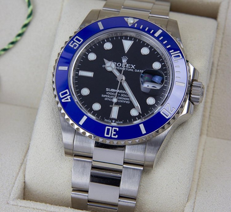 Rolex Submariner Date Oyster Perpetual Submariner Date 41mm 18kt White Gold Smurf 126619lb