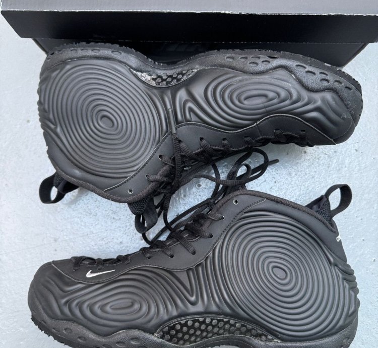 Nike Comme Des Garcons Homme Plus Air Foamposite One Black