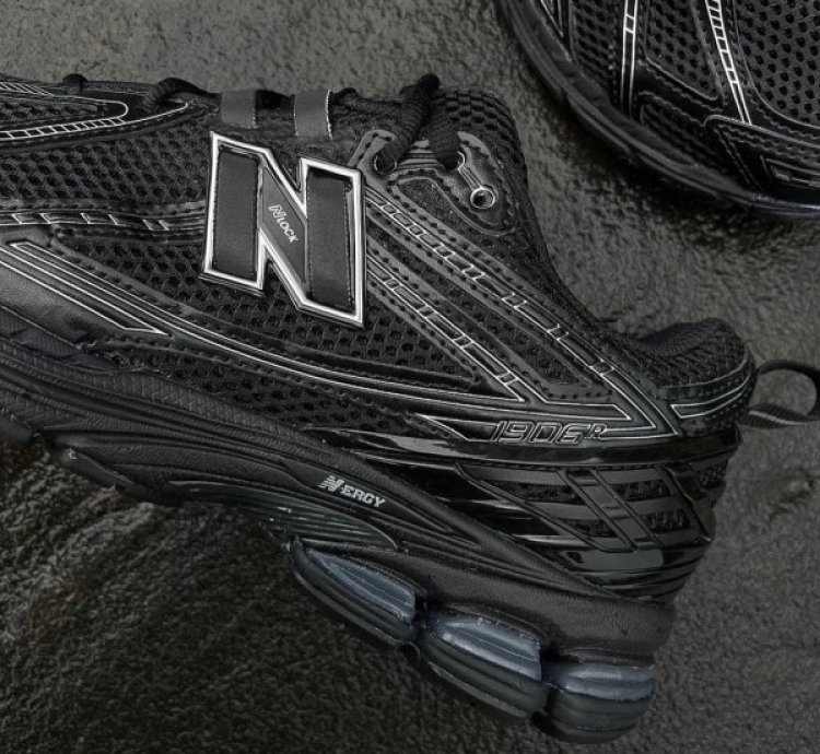 Newbalance 1906r Black And Silver Metallic Running Shoes Semi Ua