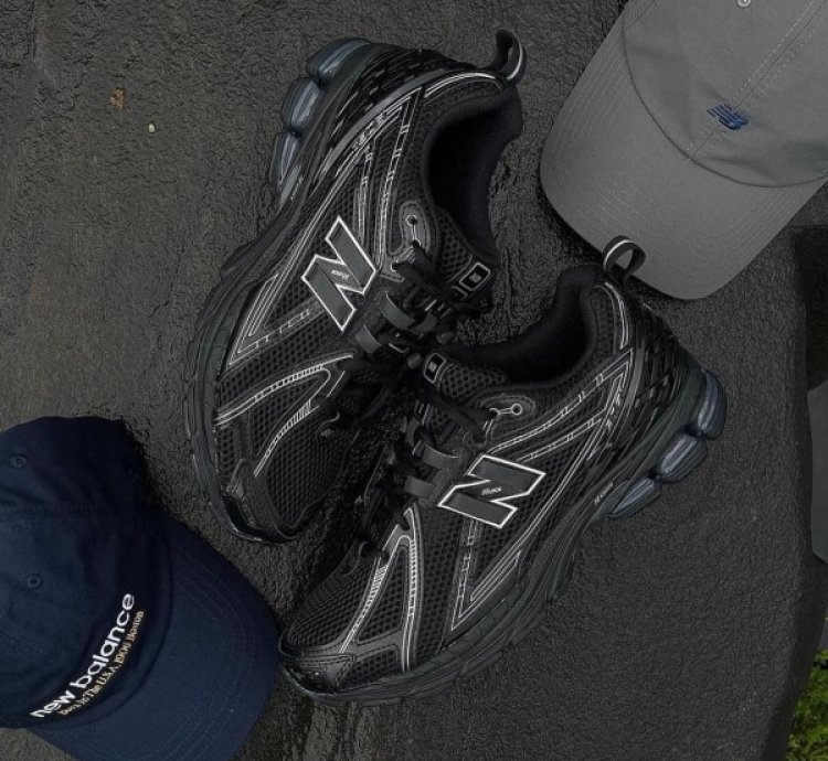 Newbalance 1906r Black And Silver Metallic Running Shoes Semi Ua
