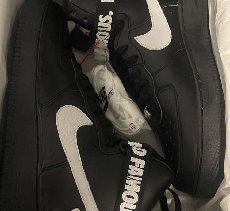Supreme Air Force 1 High Black