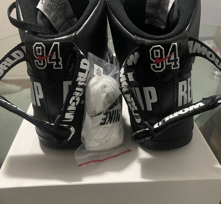 Supreme Air Force 1 High Black