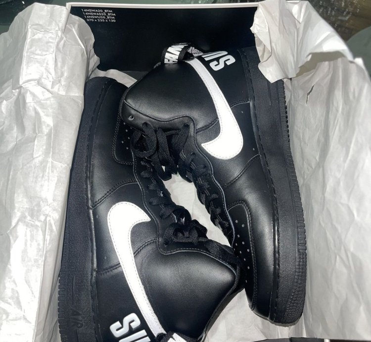 Supreme Air Force 1 High Black