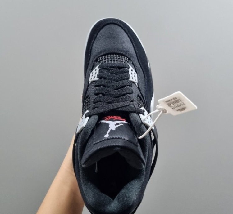 Air Jordan 4 Retro Se Black Canvas