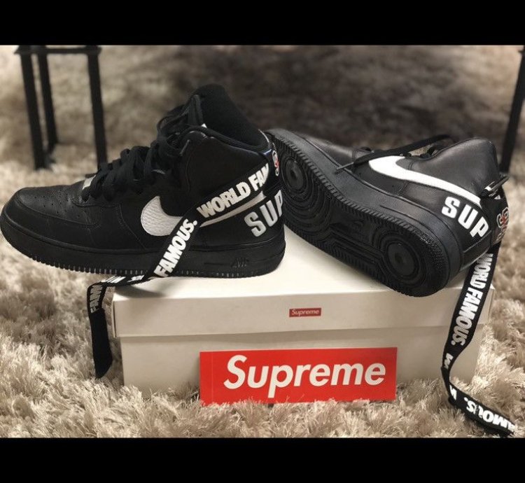 Supreme Air Force 1 High Sp Black 2014
