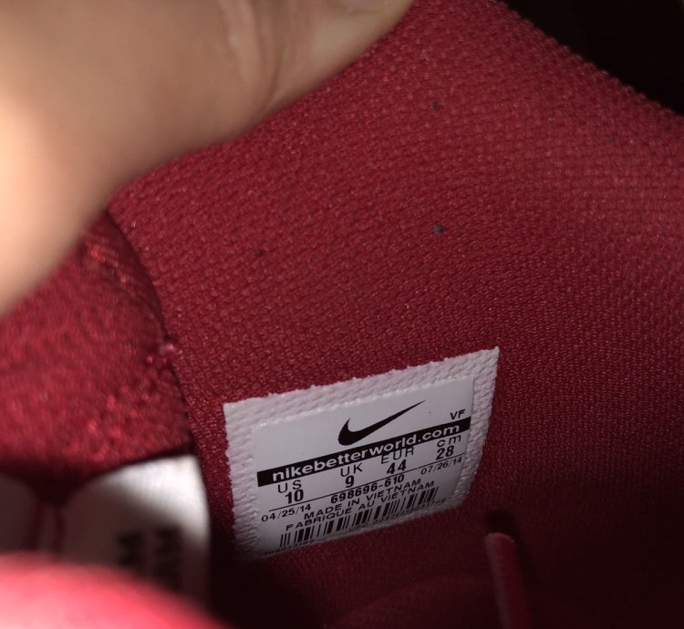 Supreme Air Force 1 High Sp Red 2014