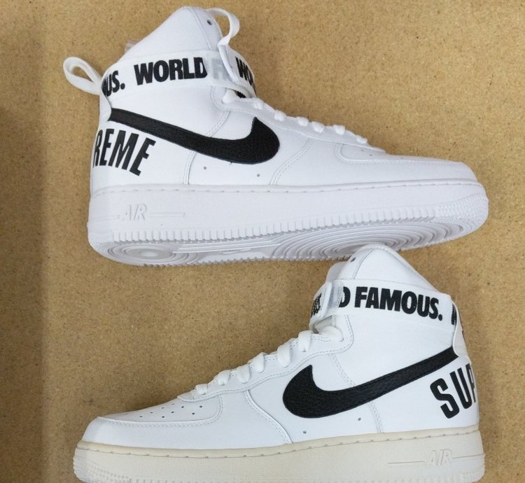 Supreme Air Force 1 High Supreme White