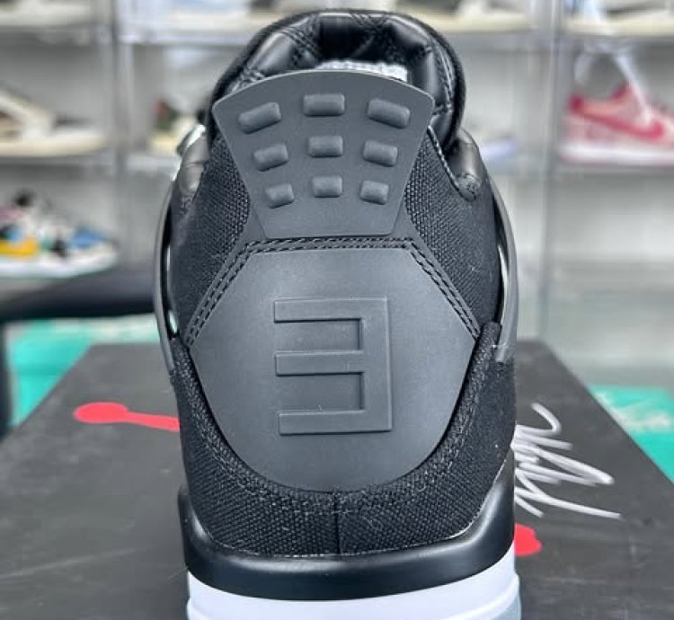 Air Jordan 4 Retro Se Black Canvas