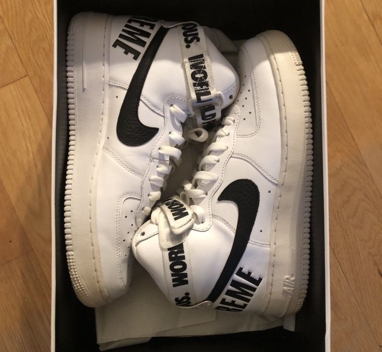Supreme Air Force 1 High Supreme White 2014