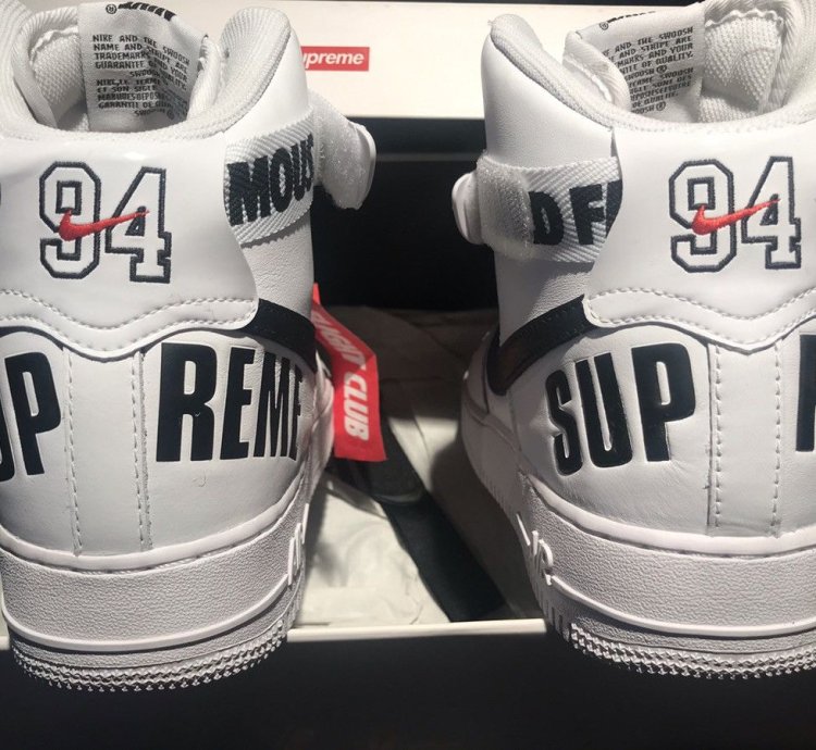 Supreme Air Force 1 High Supreme White 2014