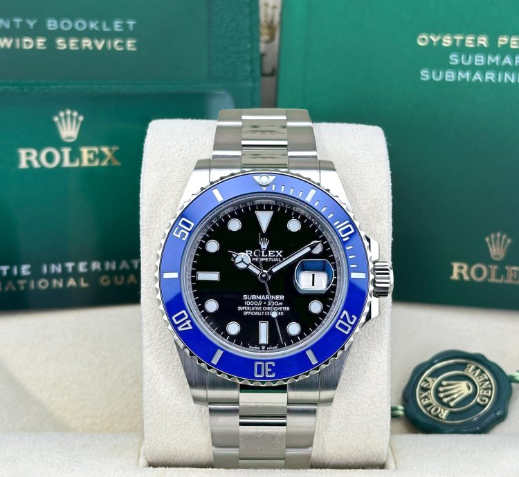 Rolex Submariner Date Unworn 2024 Black Dial White Gold 126619lb Complete