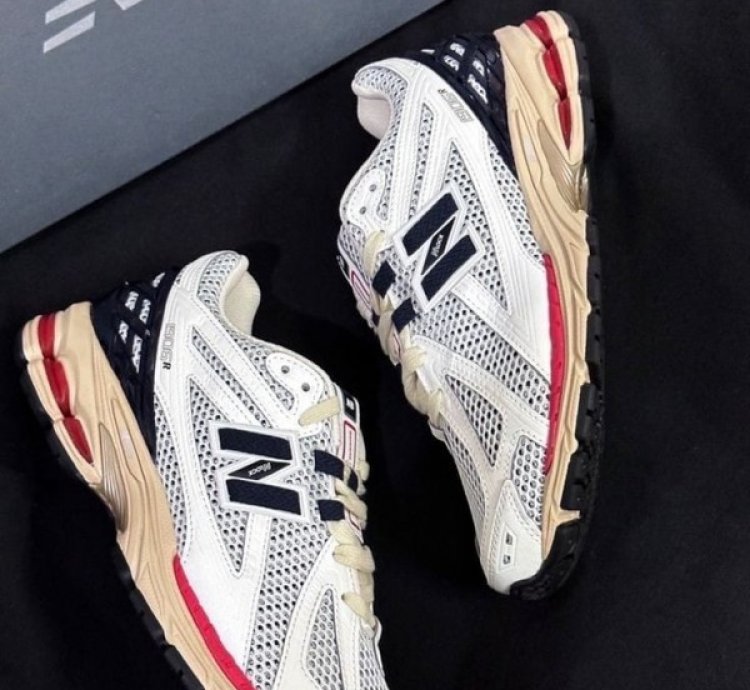 Newbalance 1906r Sea Salt Eclipse True Red Running Shoes