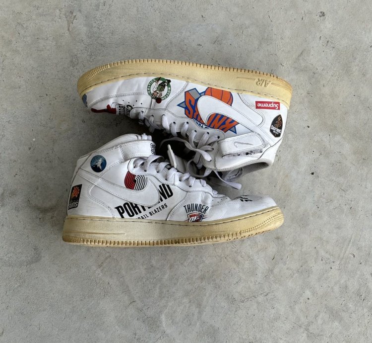 Supreme Air Force 1 Mid 07 Nba
