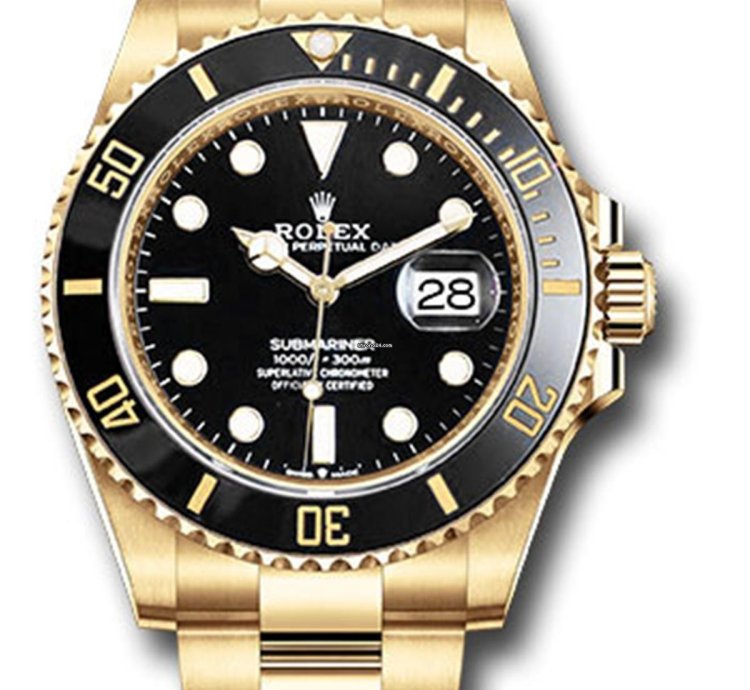 Rolex Submariner Date Unworn Submariner Date 41mm 126618ln Yellow Gold Black Bezel Black Dial