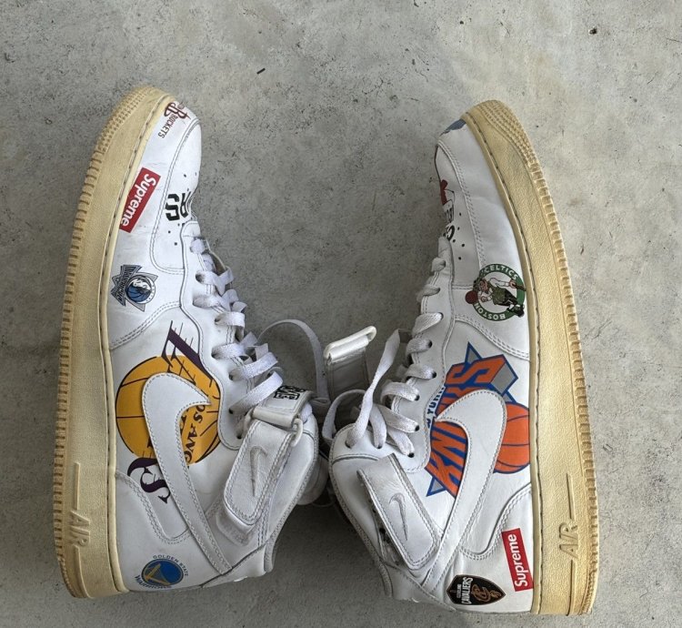 Supreme Air Force 1 Mid 07 Nba