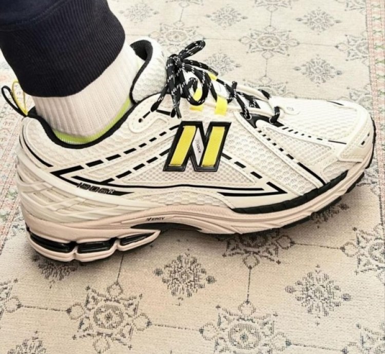 Newbalance 1906r X Ganni Egret White Yellow Running Shoes
