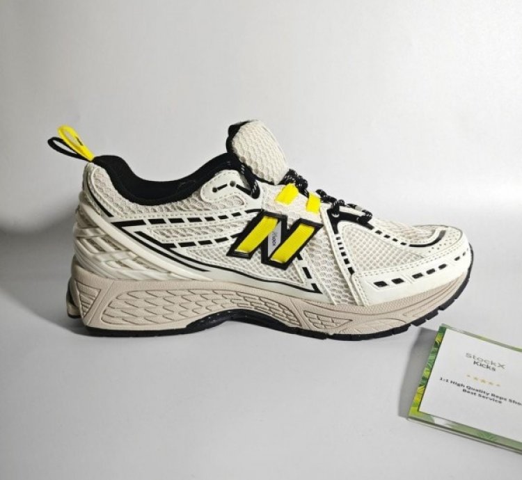 Newbalance 1906r X Ganni Egret White Yellow Running Shoes