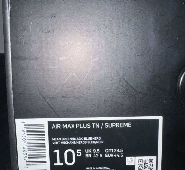 Supreme Airmax Plus Tn Green