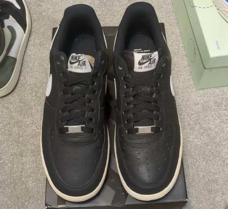 Supreme Comme Des Gar Ons Air Force 1 Low Black Men Size 8 5
