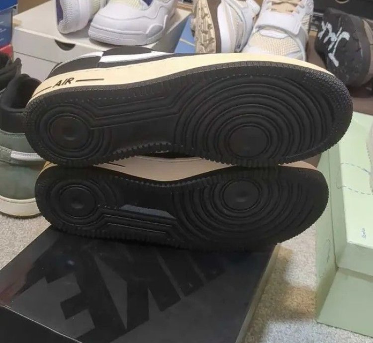 Supreme Comme Des Gar Ons Air Force 1 Low Black Men Size 8 5