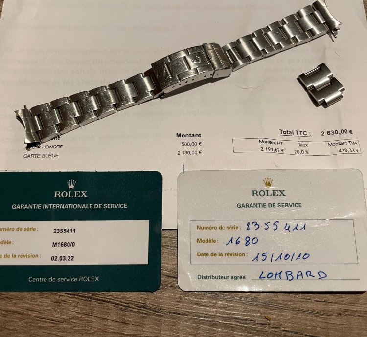 Rolex Submariner Date Vis Et Garantie Avec Facture