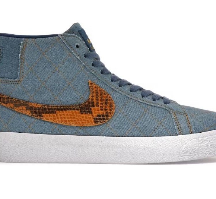 Supreme Denim Nike Sb Blazer Mid Qs