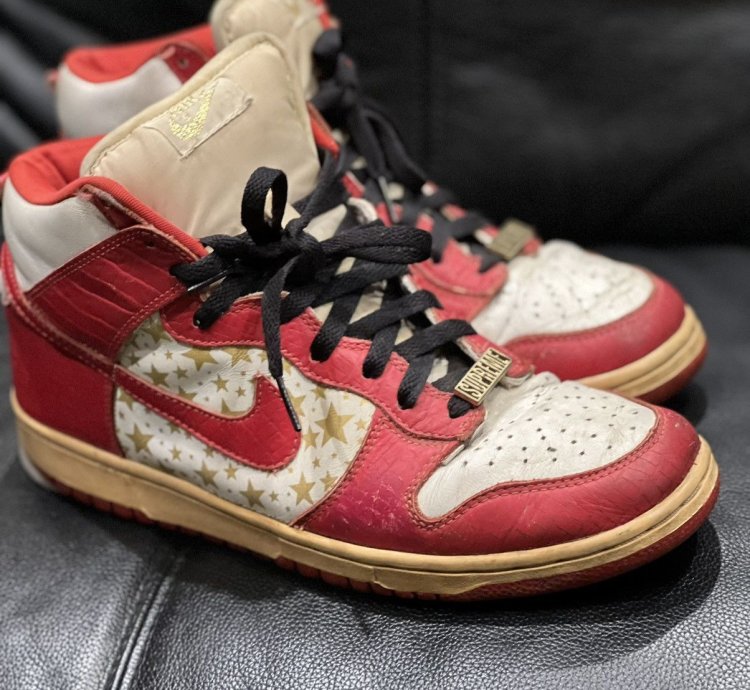 Supreme Dunk High Pro Sb Red 2003